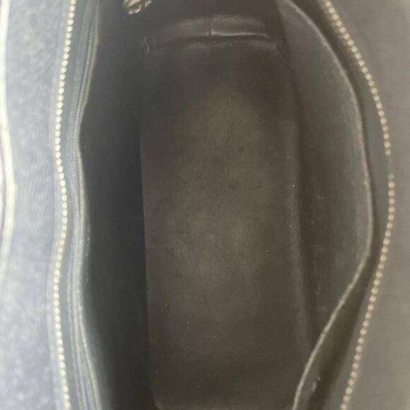 Chanel Medallion Tote Quilted Caviar Dark Navy With Silver Hardware - Picture 4 of 12